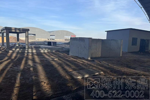 陜西彬州煤泥干燥設備基礎建設現場 陜西彬州煤泥干燥設備基礎建設現場