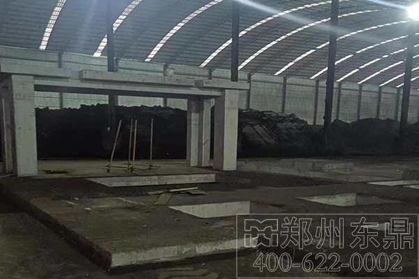 陜西彬州二期煤泥烘干機設備基礎建設現場 陜西彬州二期煤泥烘干機設備基礎建設現場