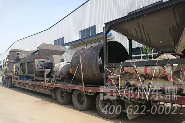 煤泥烘干機第二車發貨現場